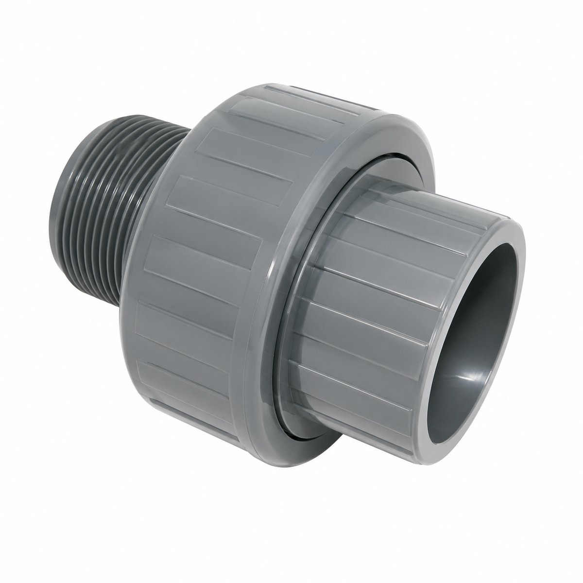 ניפל מעבר PVC הברגה חוץ חוץ