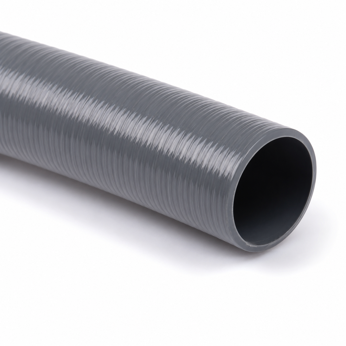 צינור PVC גמיש אפור 50 מ״מ להדבקה