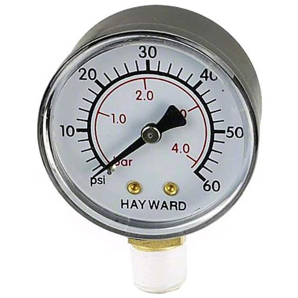 שעון לחץ Hayward ECX270861 למסנן בריכה 0-60 PSI