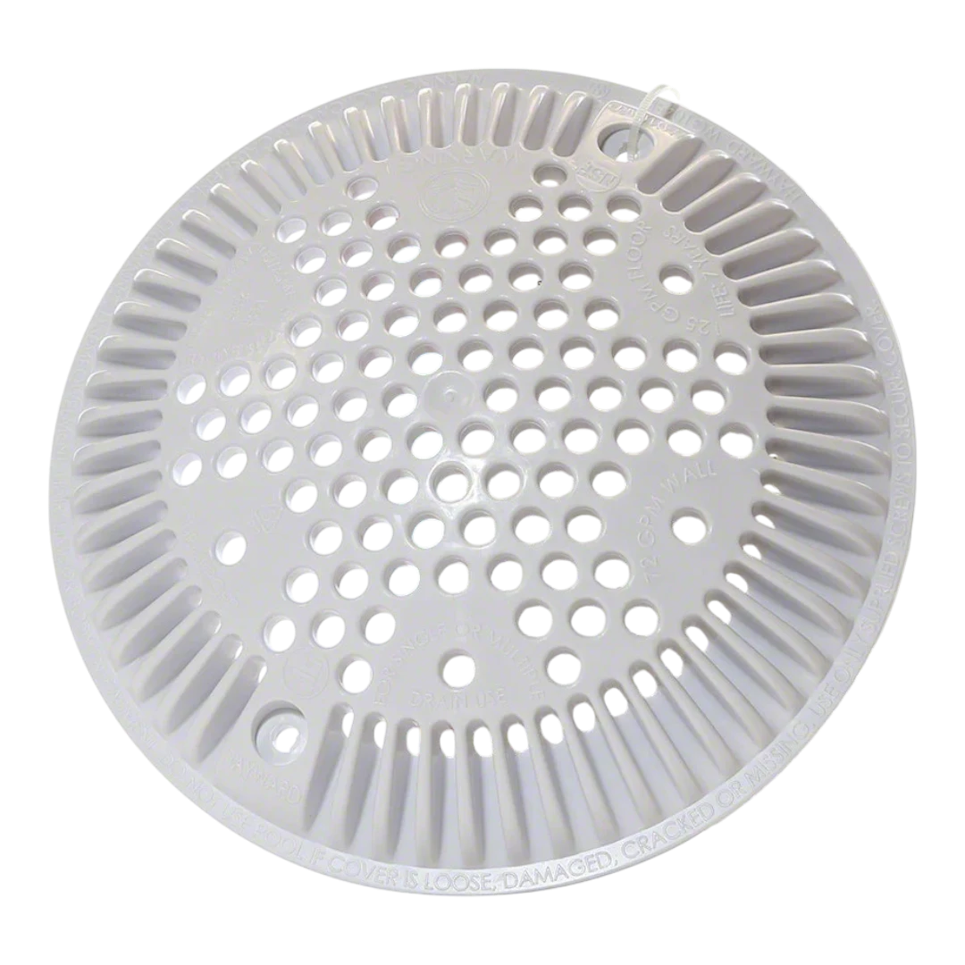 מכסה נקז ראשי Hayward WGX1048E לבן 8 אינץ Anti-Vortex