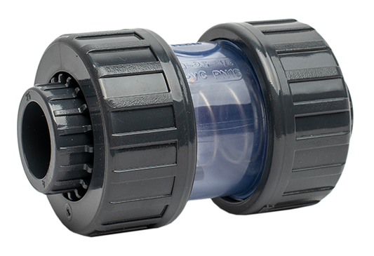 שסתום אל חוזר קפיץ PLIMAT PVC עם רקורדים
