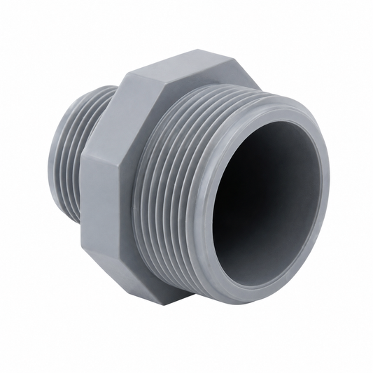 רקורד PVC הברגה חוץ והדבקה